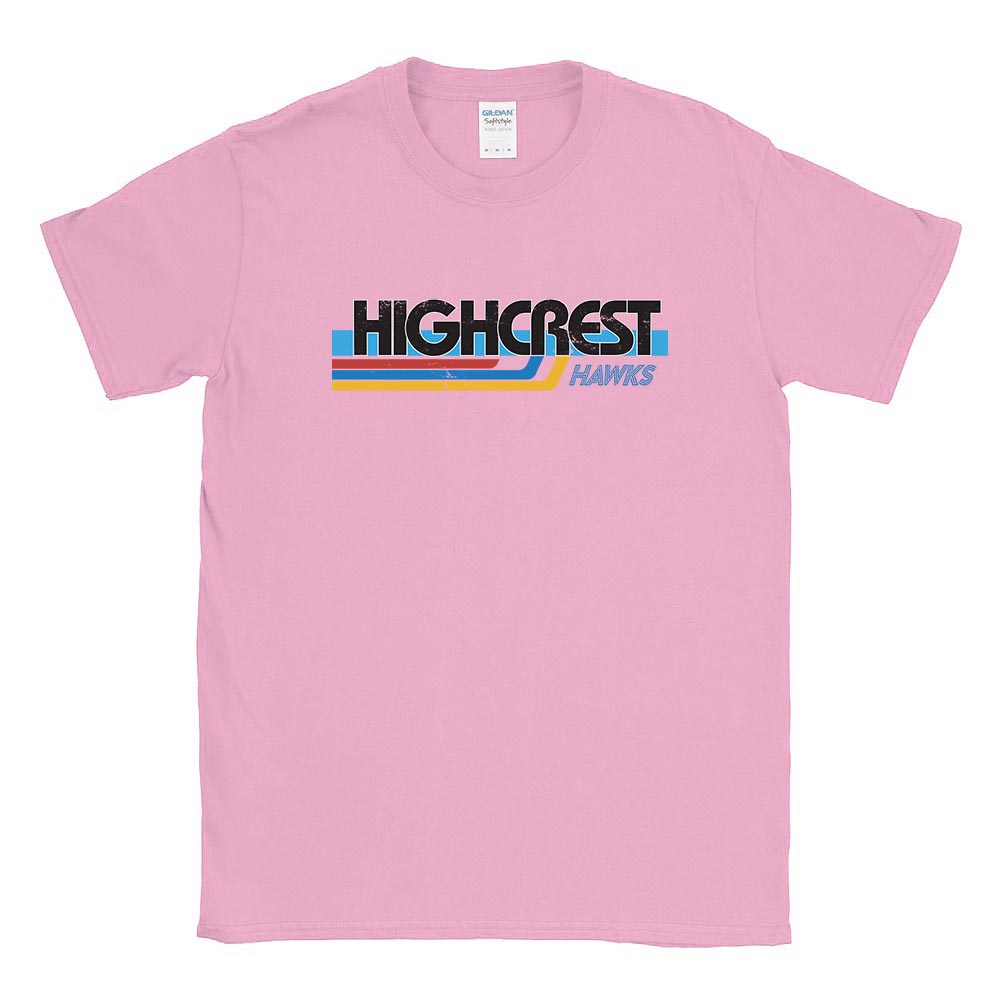 RETRO STRIPES TEE ~ HIGHCREST MIDDLE SCHOOL ~ youth & adult ~ classic unisex fit
