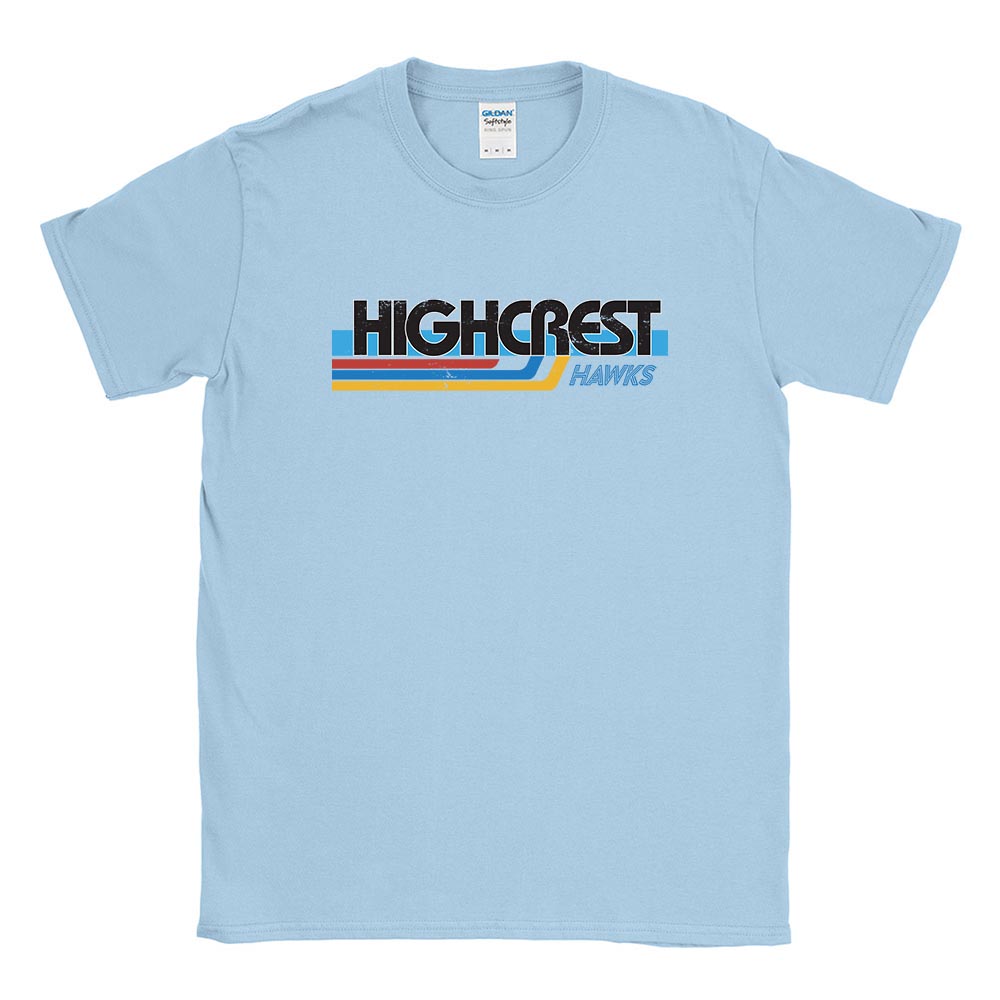 RETRO STRIPES TEE ~ HIGHCREST MIDDLE SCHOOL ~ youth & adult ~ classic unisex fit
