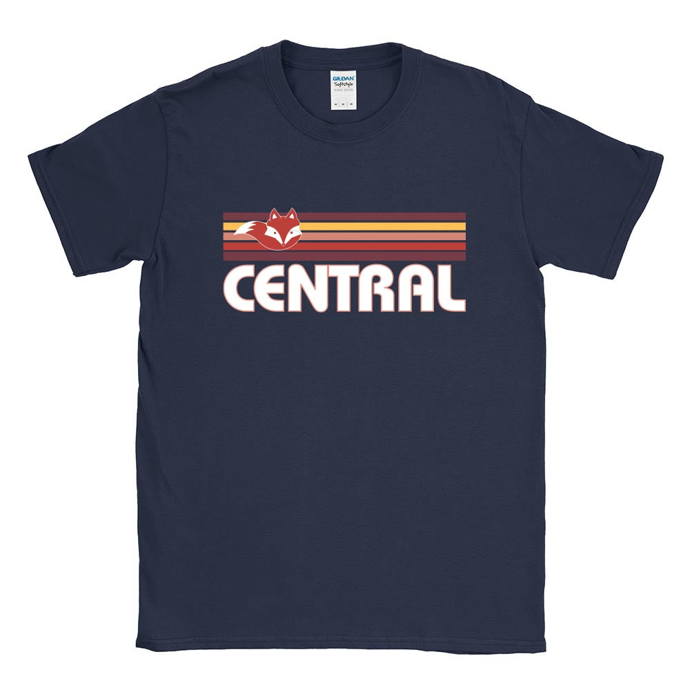 RETRO STRIPES SOFTSTYLE TEE ~ CENTRAL ELEMENTARY SCHOOL ~ classic fit