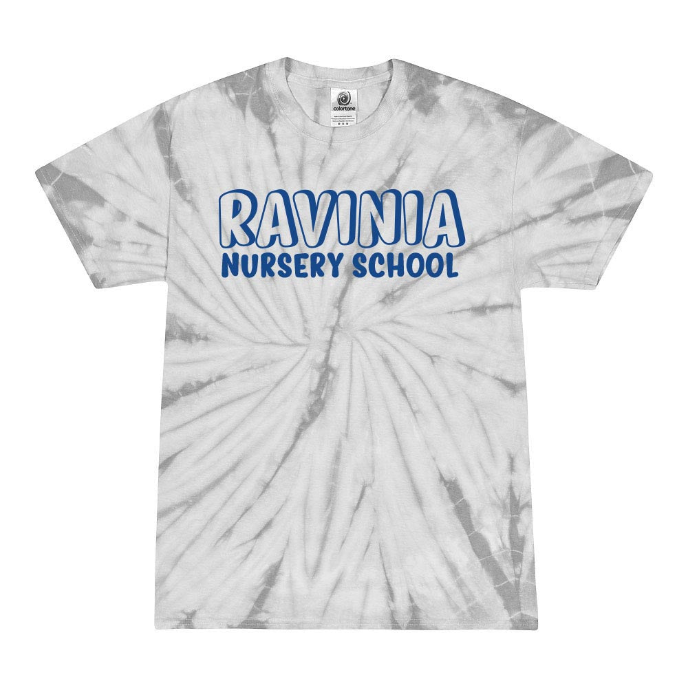 RAVINIA TIE DYE TEE ~ RAVINIA NURSERY SCHOOL ~ adult ~ classic unisex fit