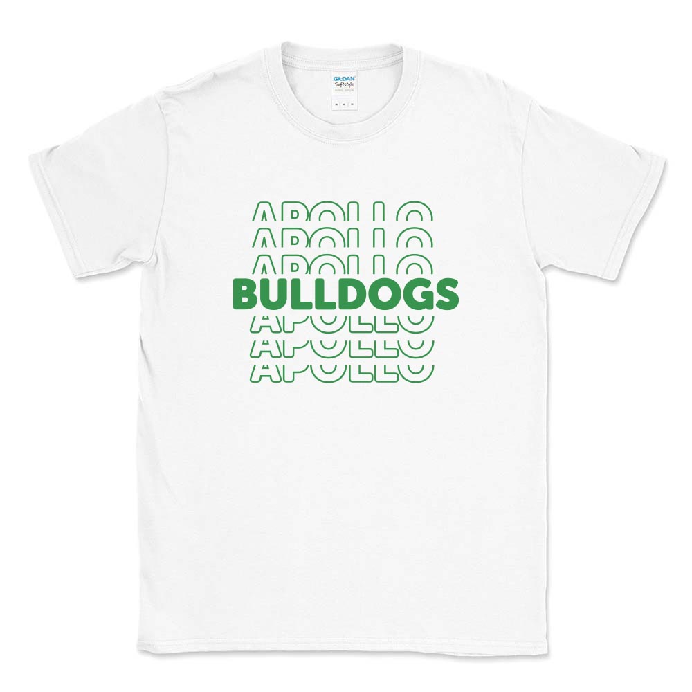 Bulldogs Repeater ~ Cotton T-Shirt ~ Apollo Elementary School