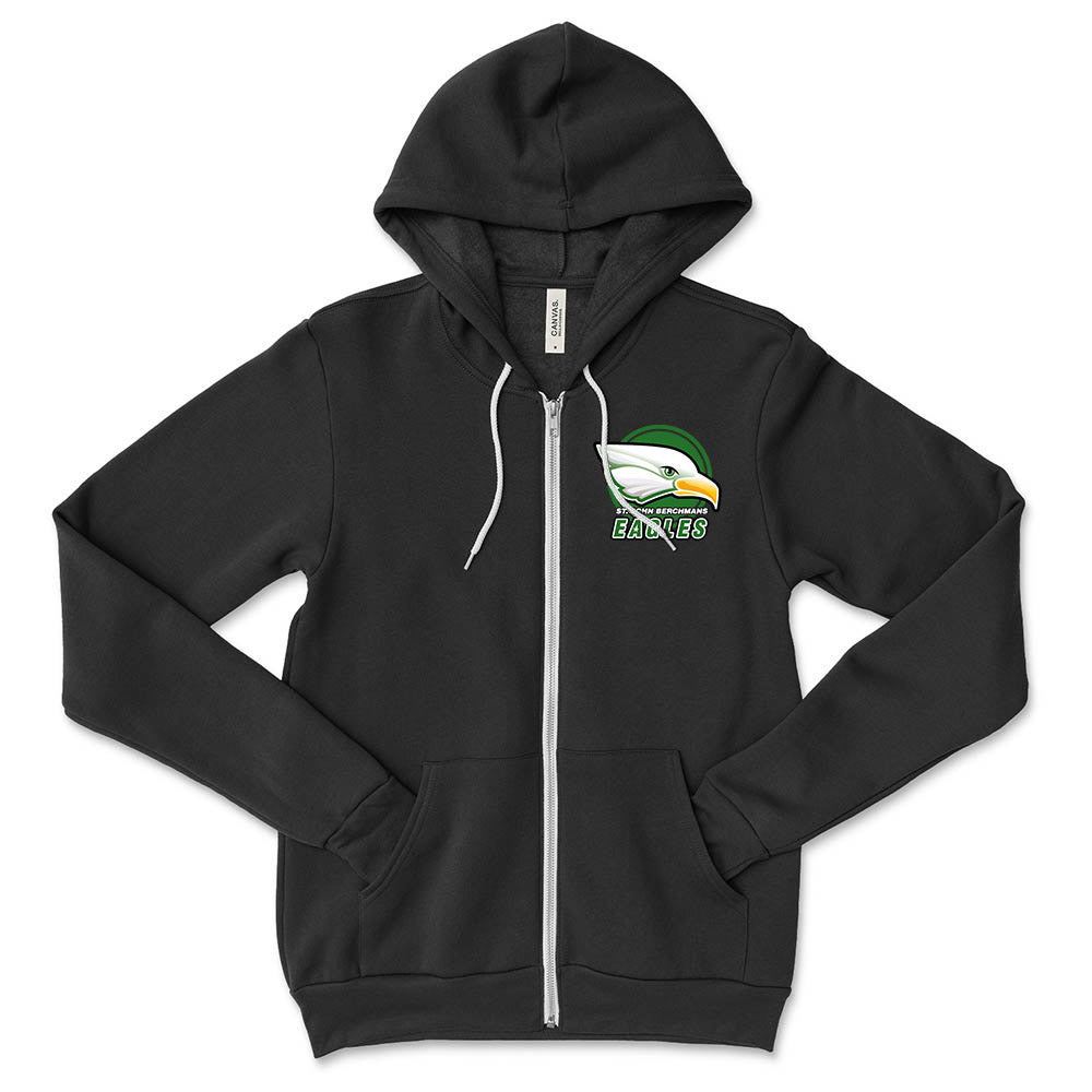 Eagles Mascot ~ Zip Hoodie ~ St John Berchmans