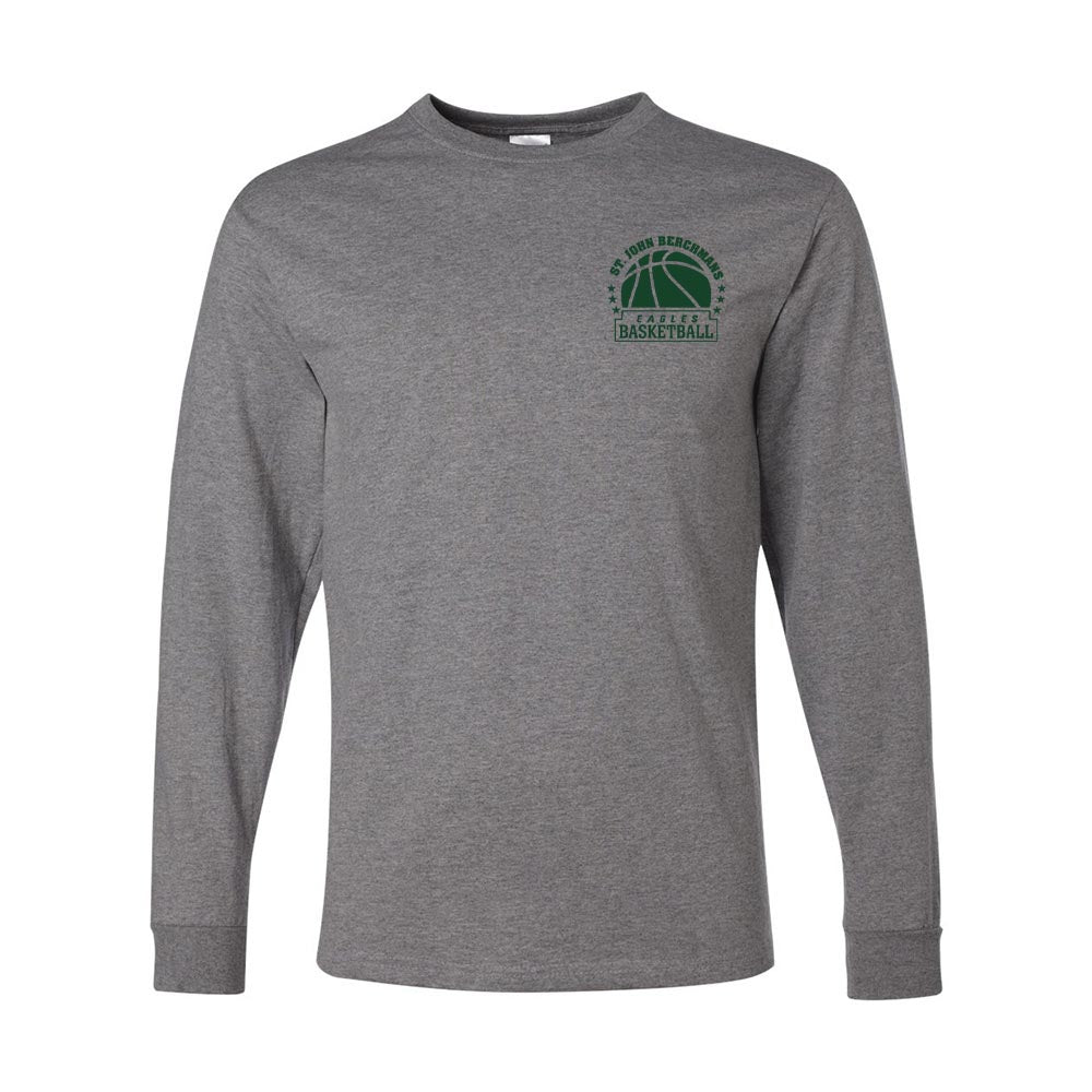 EAGLES BASKETBALL LONG SLEEVE DRIPOWER TEE ~ SJB ATHLETICS ~ youth and adult ~ classic fit