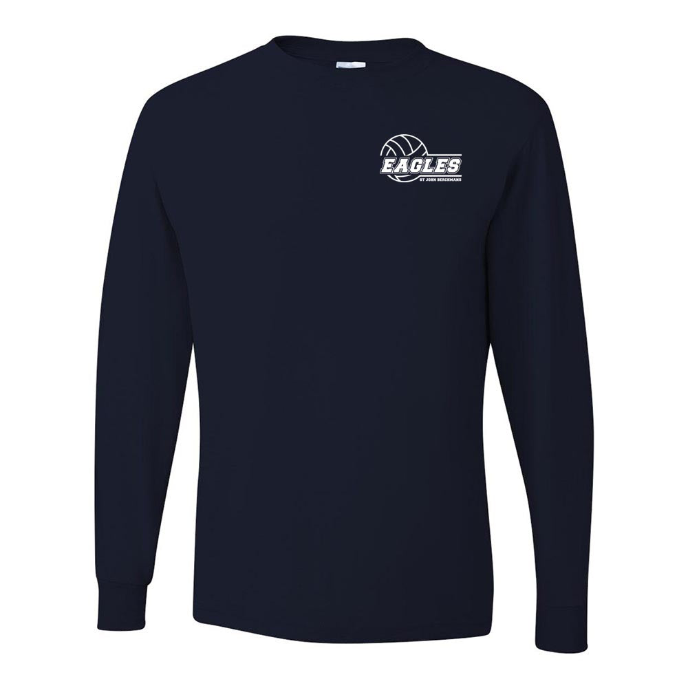 EAGLES VOLLEYBALL LONG SLEEVE DRIPOWER TEE ~ SJB ATHLETICS ~ youth and adult ~ classic fit