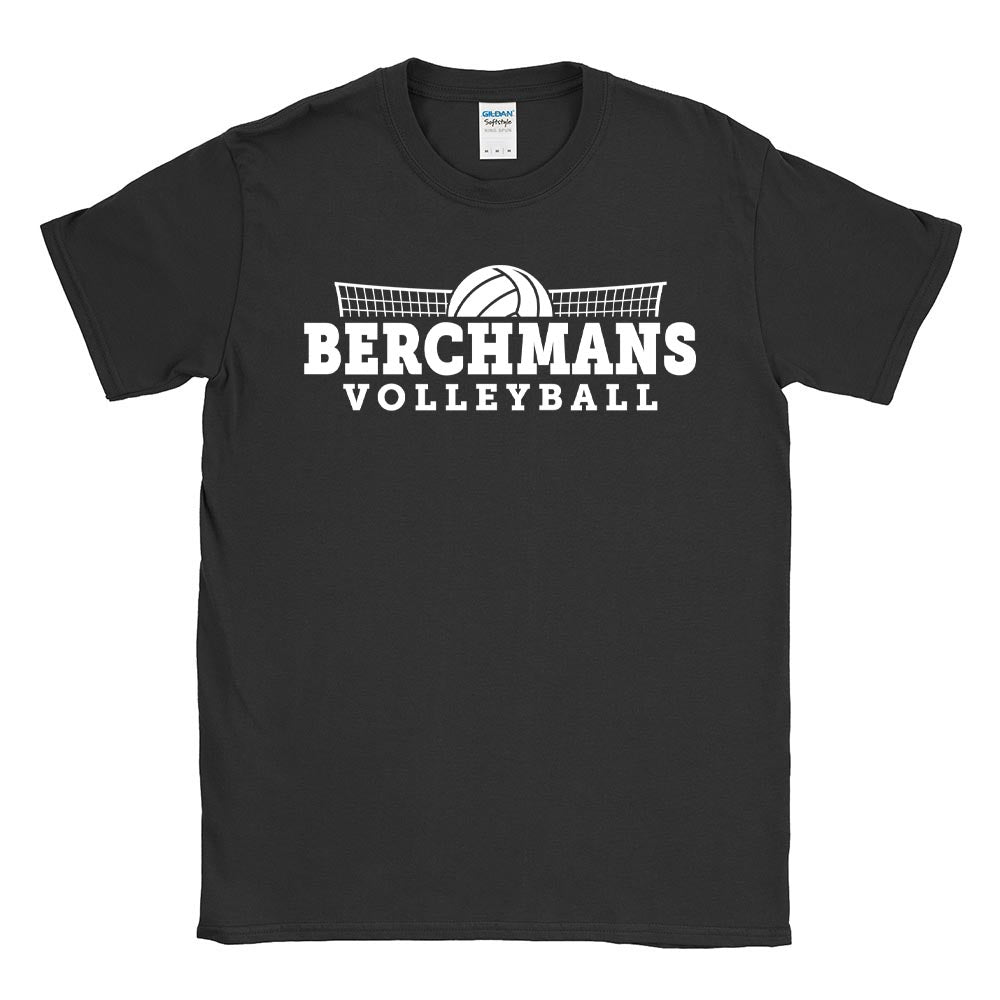 Volleyball Net ~ Cotton T-Shirt ~ Sjb Athletics