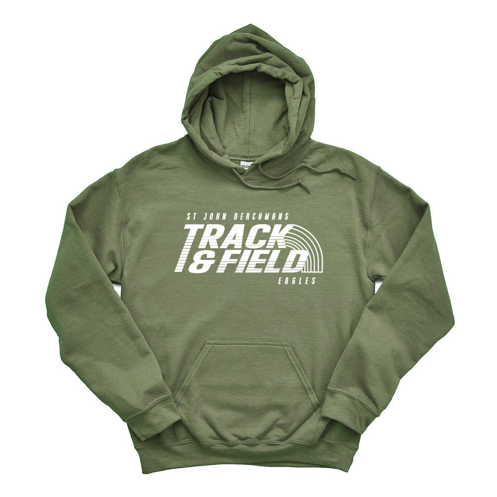 TRACK AND FIELD HOODIE ~ SJB ATHLETICS ~ youth & adult ~ classic unisex fit