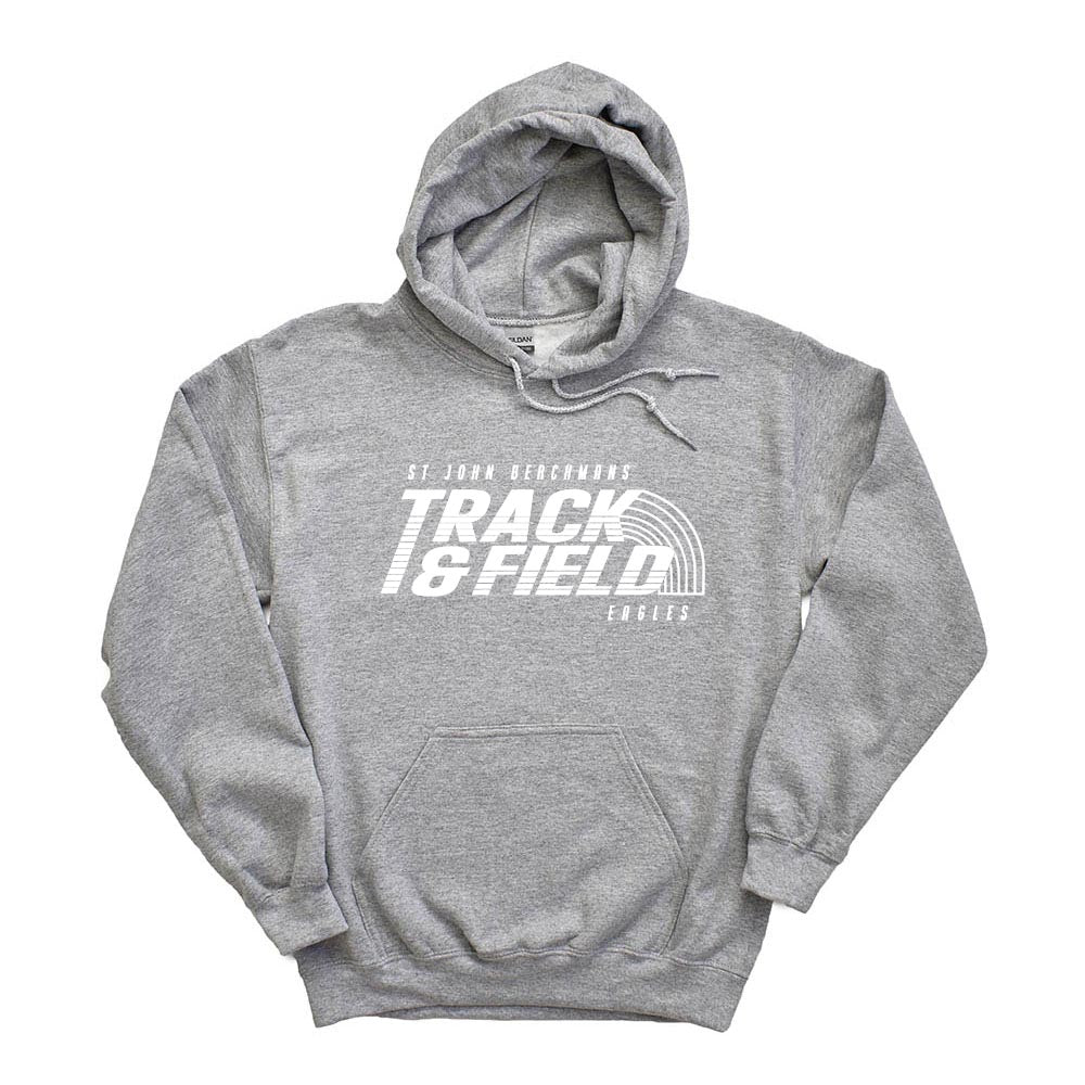 TRACK AND FIELD HOODIE ~ SJB ATHLETICS ~ youth & adult ~ classic unisex fit