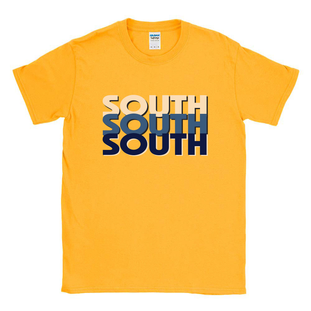 SOUTH X3 TEE ~ GLENBROOK SOUTH ~ youth & adult ~ classic unisex fit