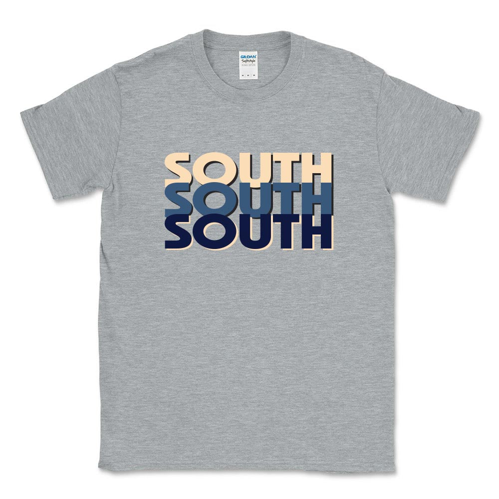 SOUTH X3 TEE ~ GLENBROOK SOUTH ~ youth & adult ~ classic unisex fit