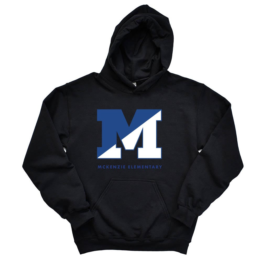 Blue and white split hoodie hot sale