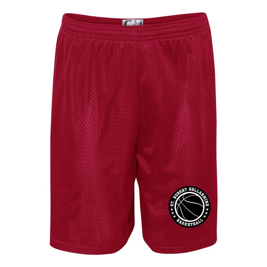 Basketball Badge ~ Mesh Shorts ~ St. Robert Bellarmine Academy