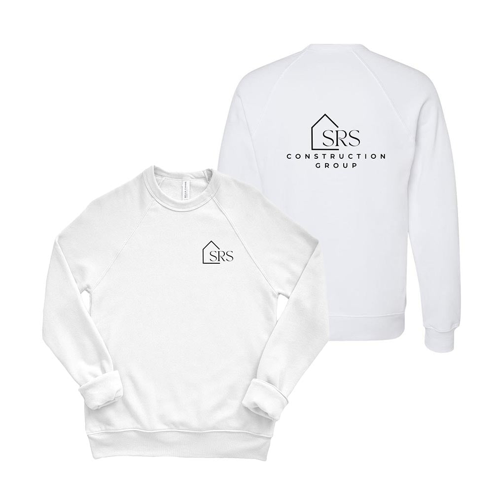 Logo ~ Raglan Crewneck Sweatshirt ~ SRS Construction