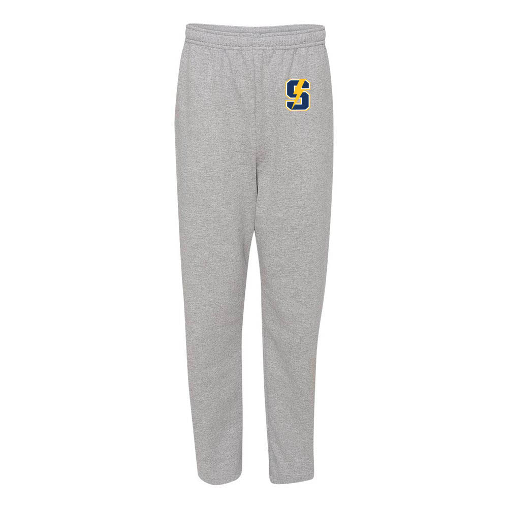 S Bolt ~ Open Bottom Sweatpants ~ Glenbrook South High School Booster Club
