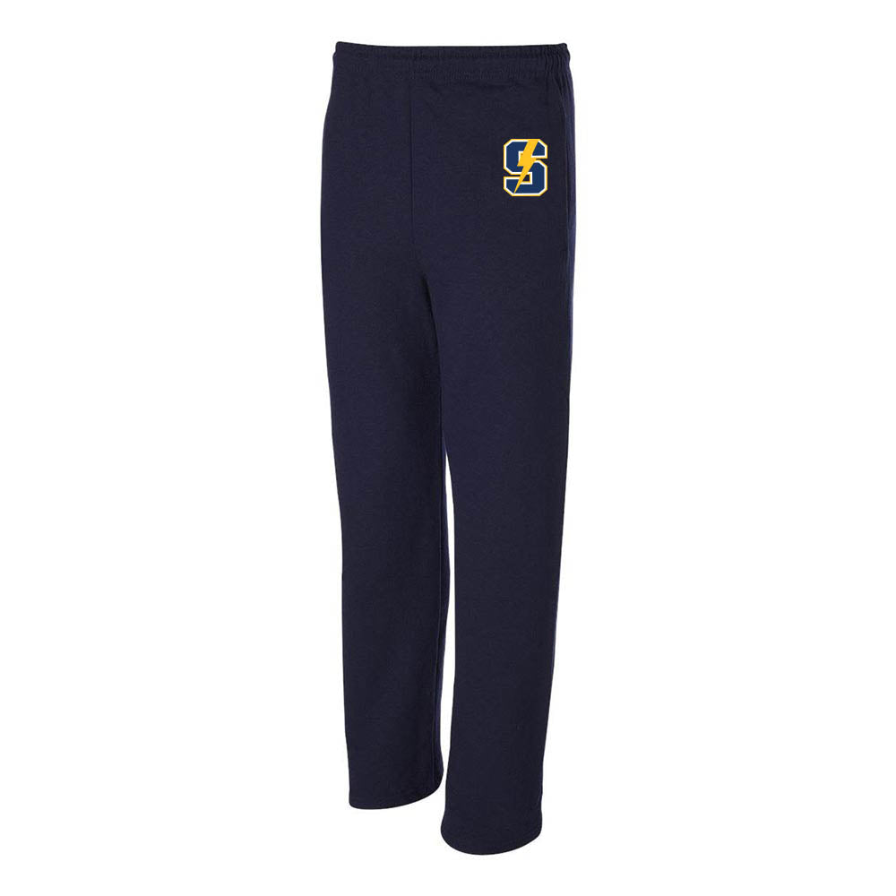 S Bolt ~ Open Bottom Sweatpants ~ Glenbrook South High School Booster Club