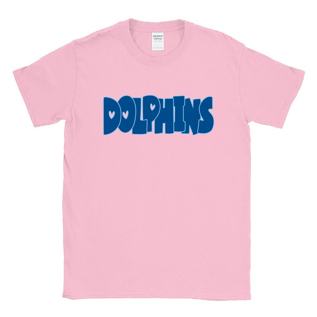 DOLPHINS SOFTSTYLE TEE ~ SHABONEE STAFF ~ adult ~ classic unisex fit