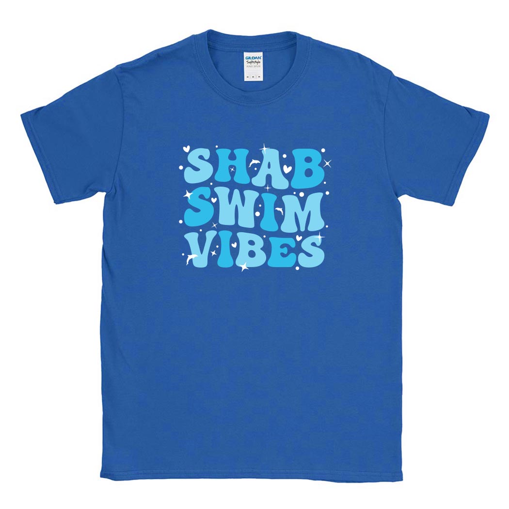 SHAB SWIM VIBES SOFTSTYLE TEE ~ SHABONEE STAFF ~ adult ~ classic unisex fit