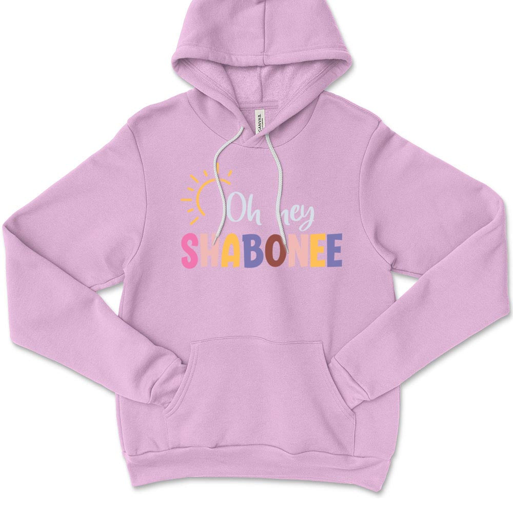 OH HEY SHABONEE UNISEX HOODIE ~ SHABONEE STAFF ~ Bella + Canvas ~ classic fit