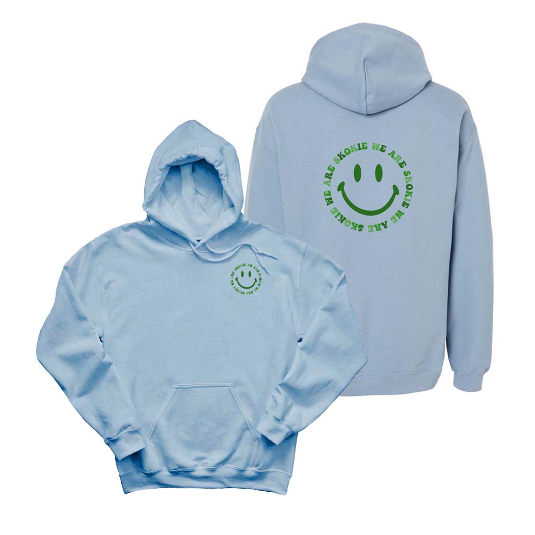 WE ARE SKOKIE SMILEY HOODIE ~ SKOKIE SCHOOL ~ youth & adult ~ classic unisex fit