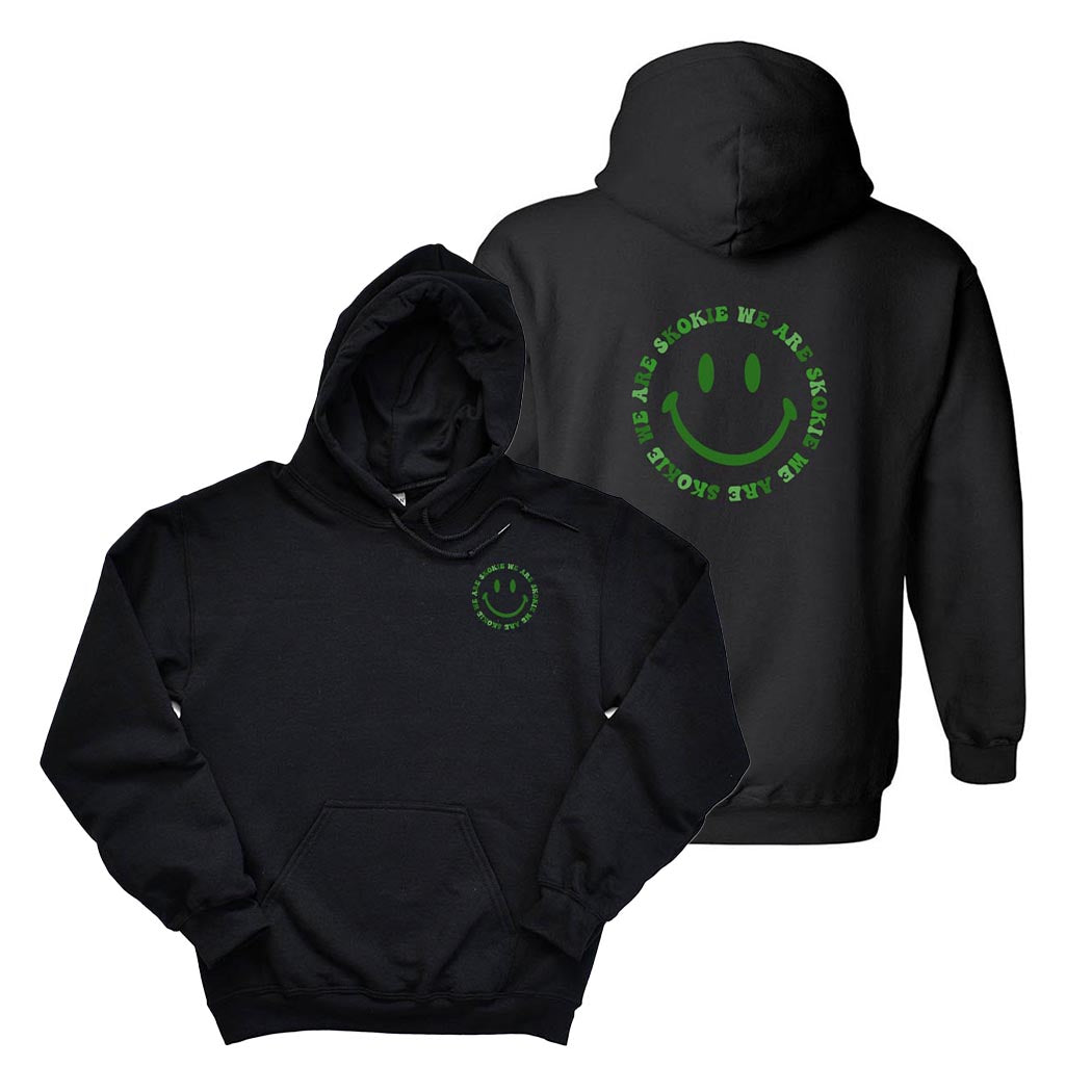 WE ARE SKOKIE SMILEY HOODIE ~ SKOKIE SCHOOL ~ youth & adult ~ classic unisex fit