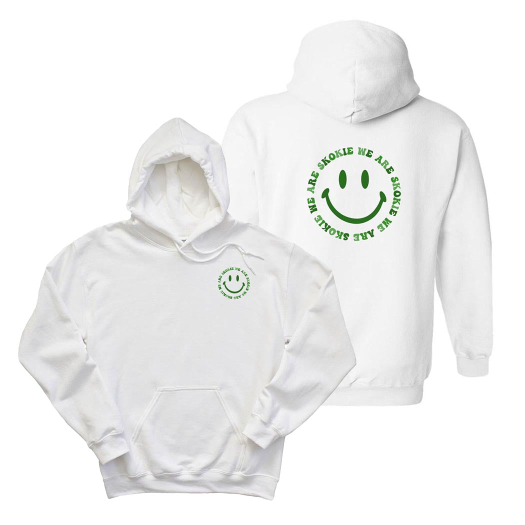 WE ARE SKOKIE SMILEY HOODIE ~ SKOKIE SCHOOL ~ youth & adult ~ classic unisex fit