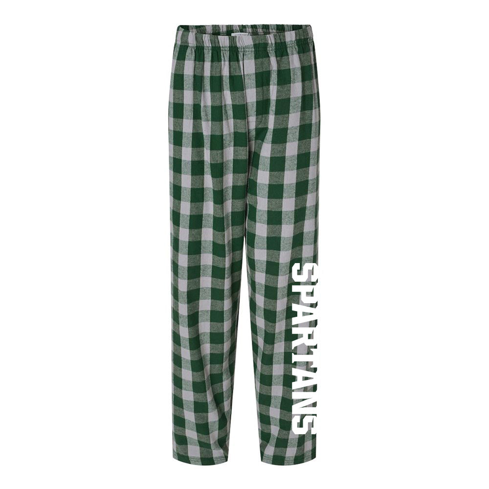 FLANNEL PANTS ~ SPARTANS BASEBALL ~ youth and adult ~  classic fit