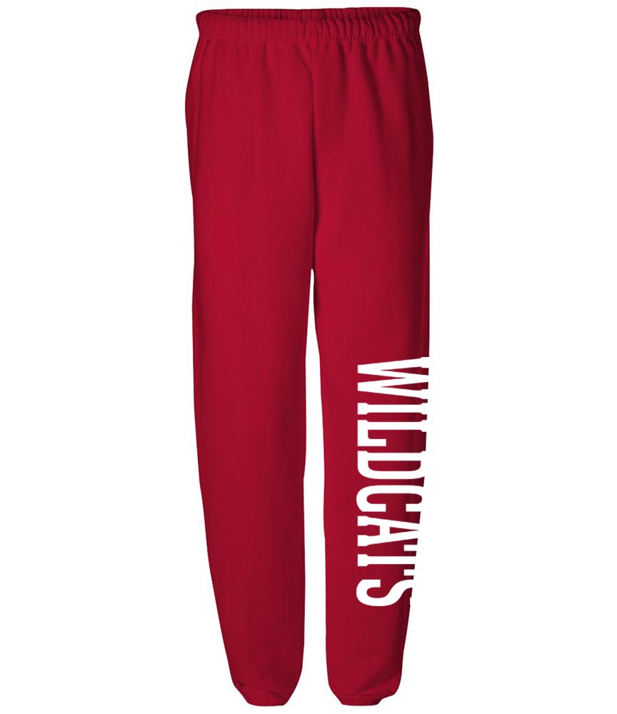 Wildcats Pant Leg ~ Sweatpants ~ Springman Middle School
