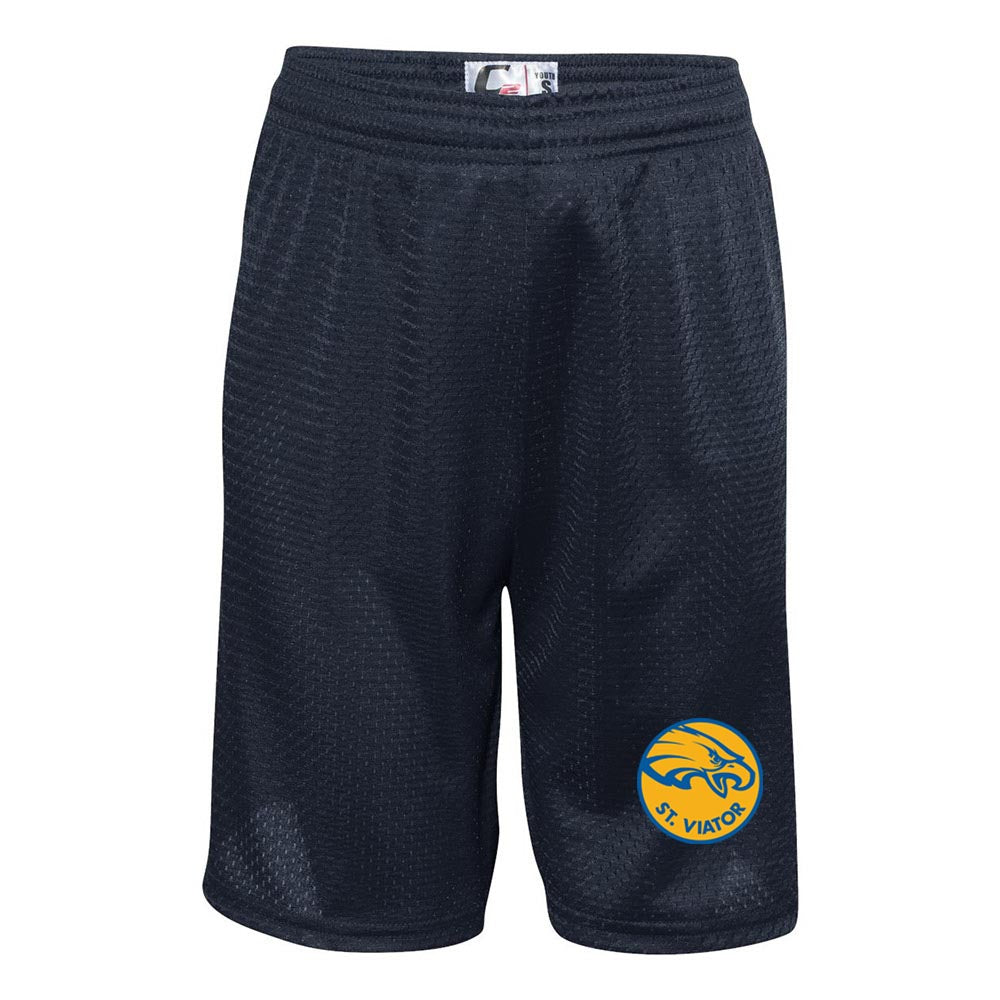 St Viator Badge Mesh Shorts ~ St. Viator School