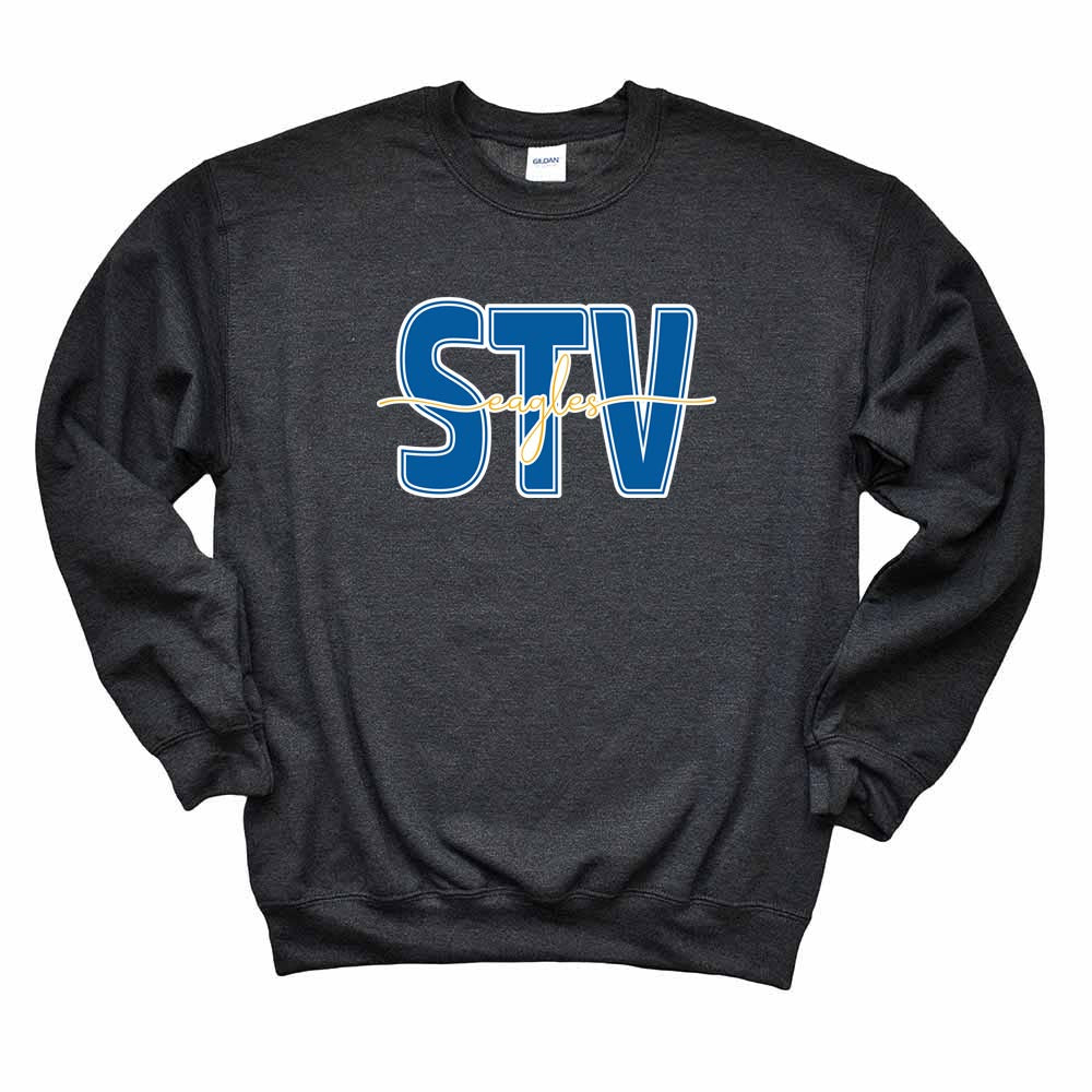 STV SCRIPT SWEATSHIRT ~ SAINT VIATOR ~ youth & adult ~ classic unisex fit