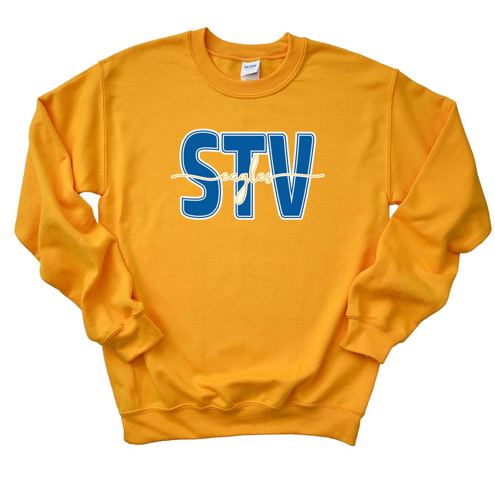 STV SCRIPT SWEATSHIRT ~ SAINT VIATOR ~ youth & adult ~ classic unisex fit