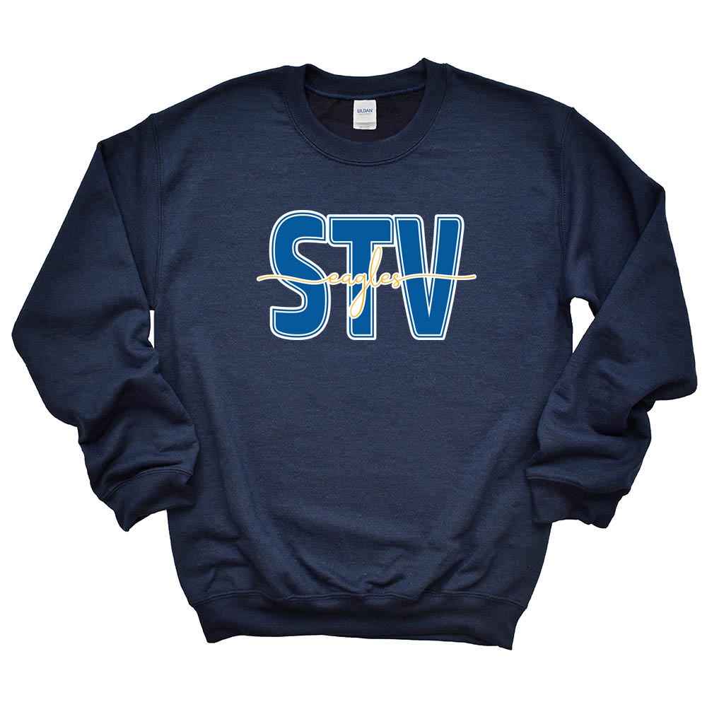 STV SCRIPT SWEATSHIRT ~ SAINT VIATOR ~ youth & adult ~ classic unisex fit