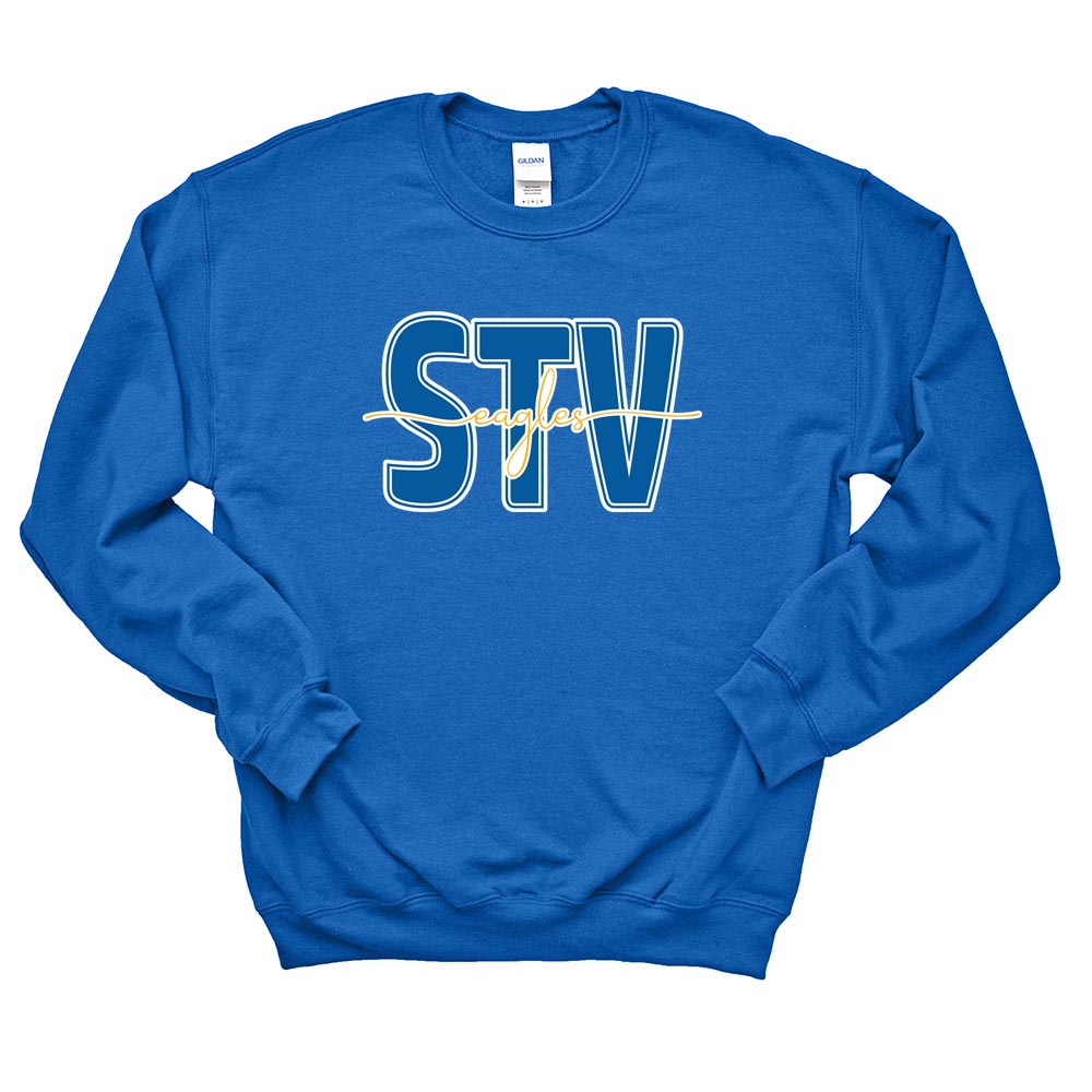 STV SCRIPT SWEATSHIRT ~ SAINT VIATOR ~ youth & adult ~ classic unisex fit