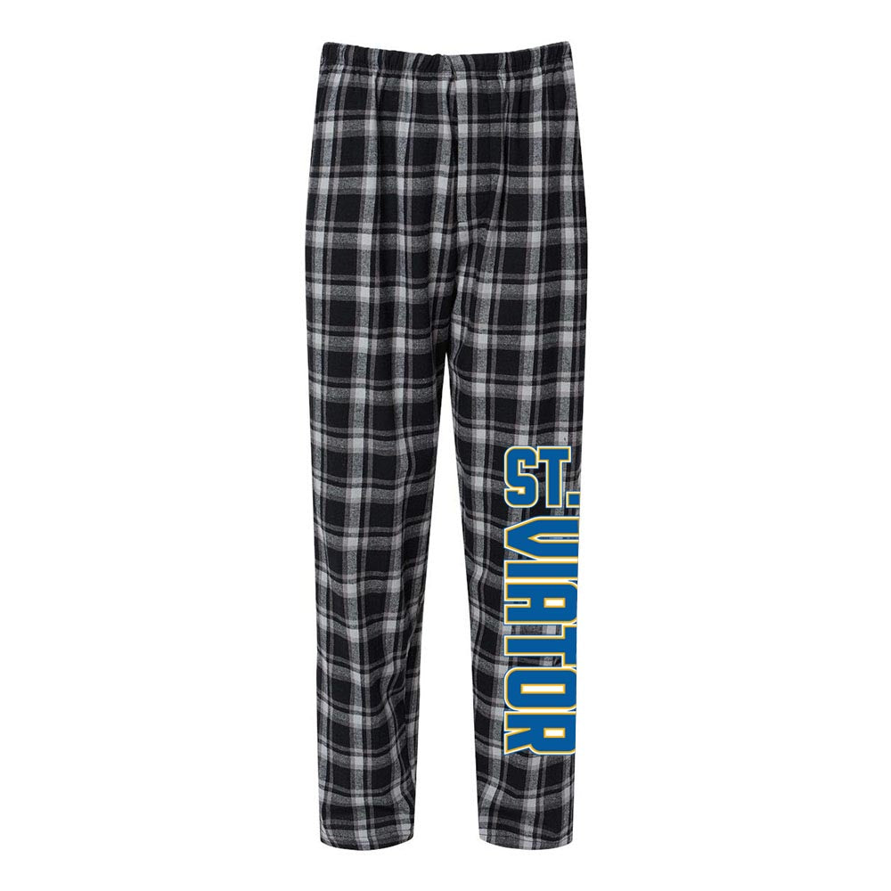 St Viator Leg Flannel Pants ~ St. Viator School