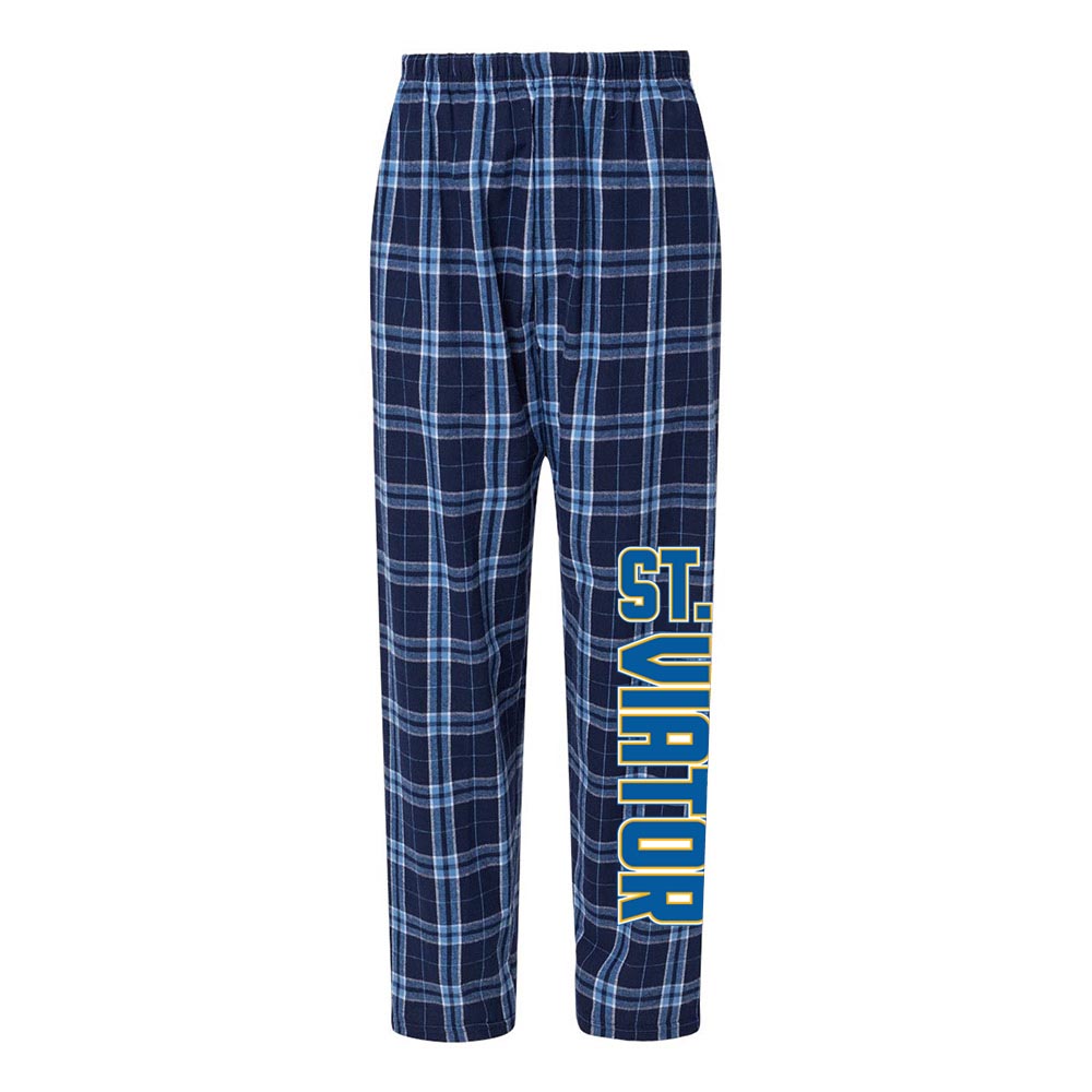 St Viator Leg Flannel Pants ~ St. Viator School