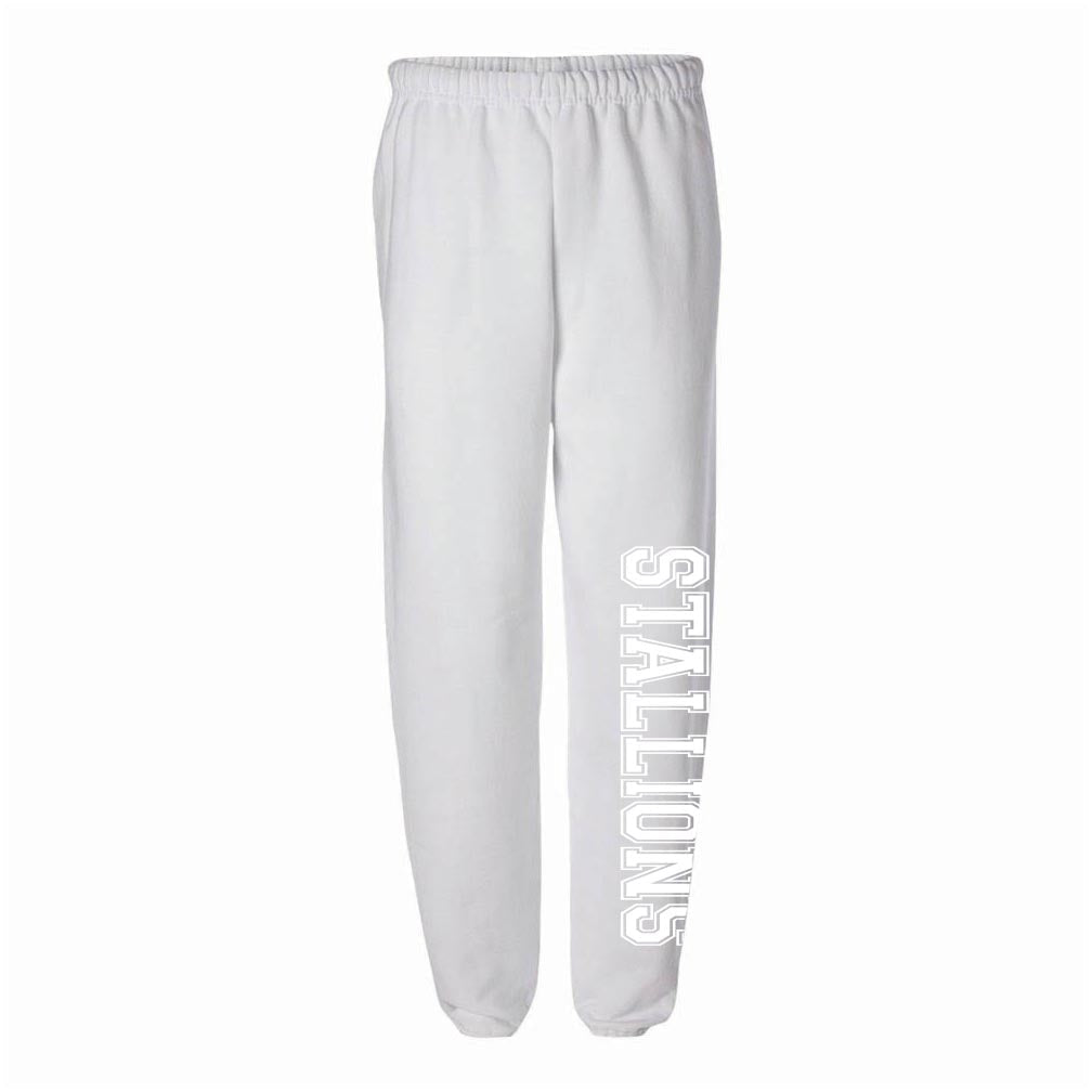 STALLIONS SWEATPANTS ~ NETTELHORST SCHOOL ~  youth & adult ~ classic unisex fit