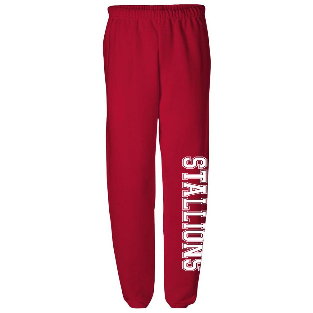 STALLIONS SWEATPANTS ~ NETTELHORST SCHOOL ~  youth & adult ~ classic unisex fit