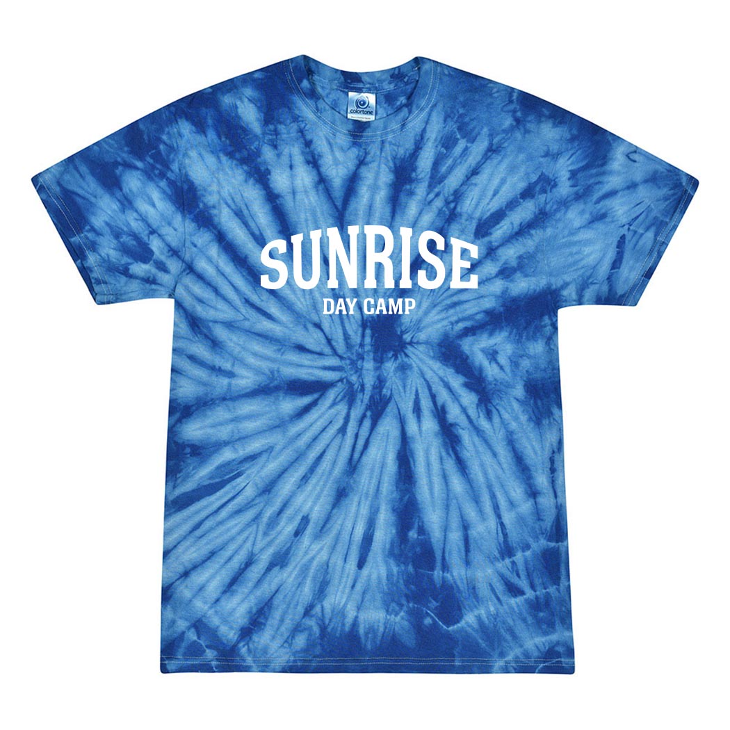 Sunrise Arch ~ Tie Dye T-Shirt ~ Sunrise Day Camp - Chicago