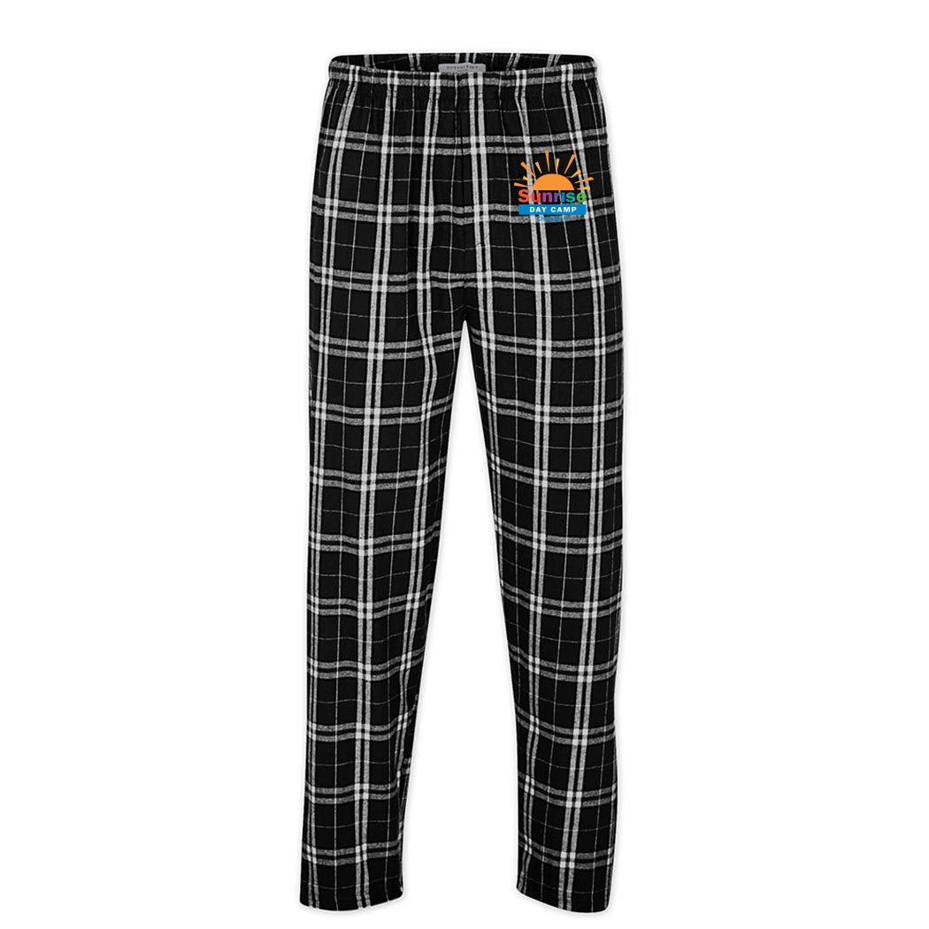 Sunrise Logo ~ Flannel Pants ~ Sunrise Day Camp - Chicago