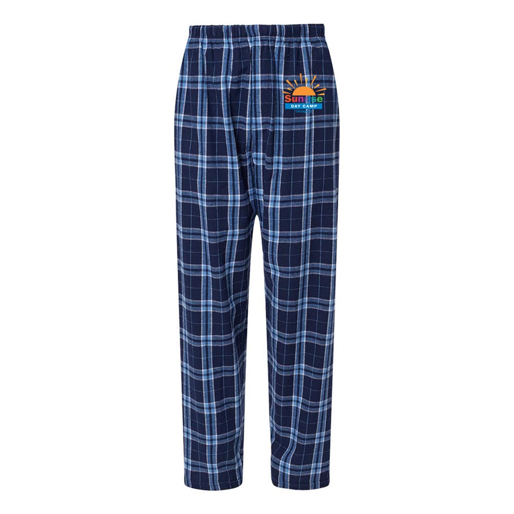 Sunrise Logo ~ Flannel Pants ~ Sunrise Day Camp - Chicago