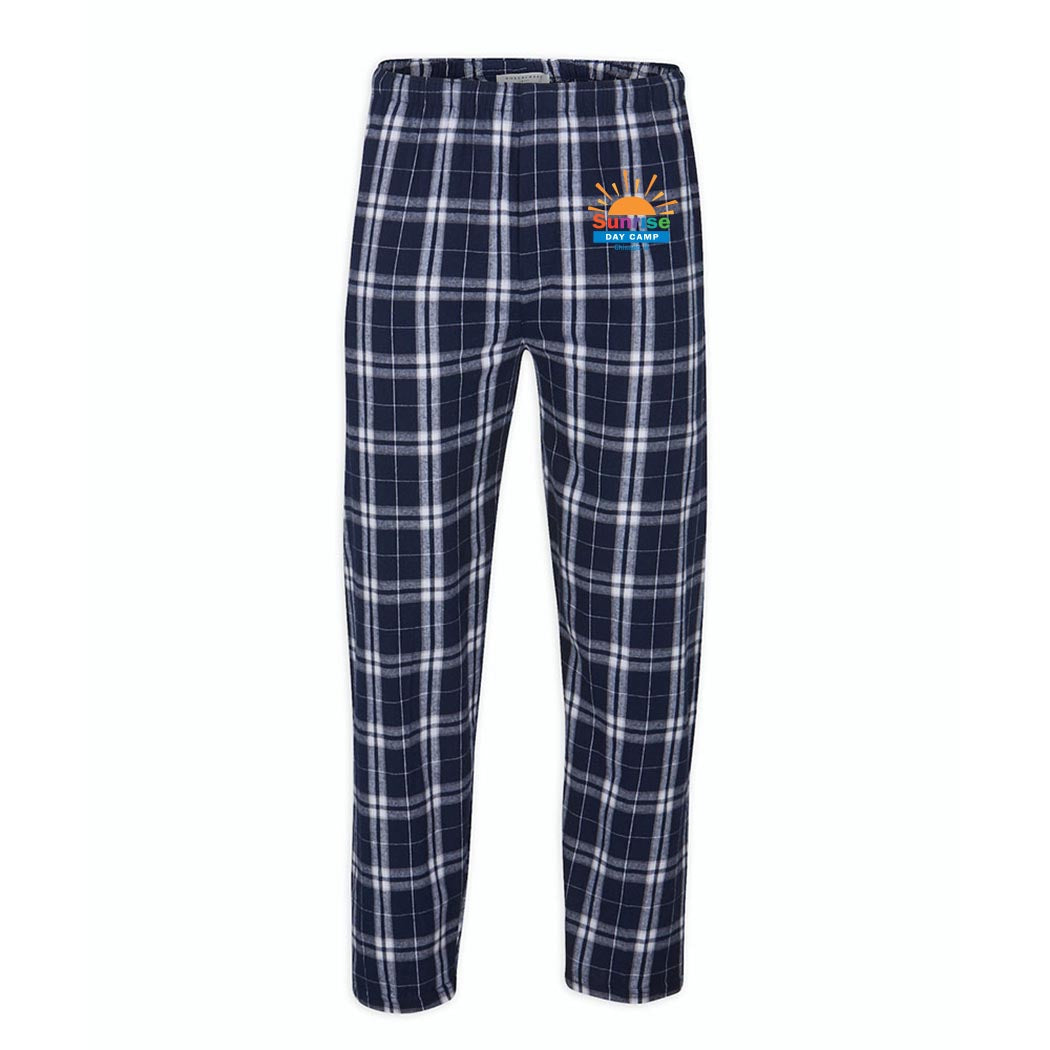 Sunrise Logo ~ Flannel Pants ~ Sunrise Day Camp - Chicago