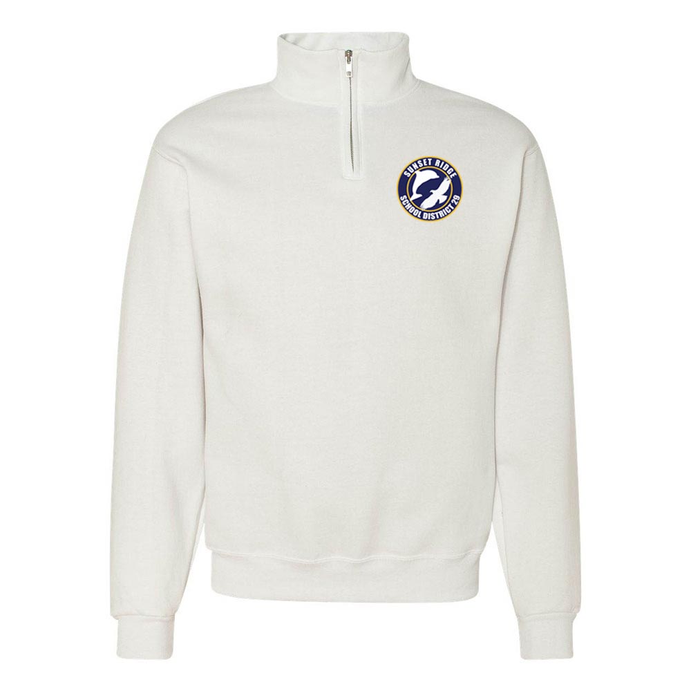 LOGO QUARTER ZIP SWEATSHIRT ~ SUNSET RIDGE DISTRICT ~ adult ~ classic fit