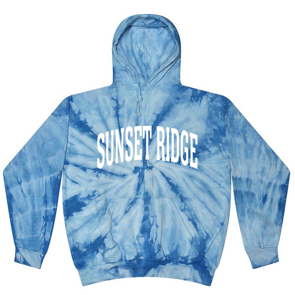 Extended Arc ~ Tie Dye Hoodie ~ Sunset Ridge Middle School