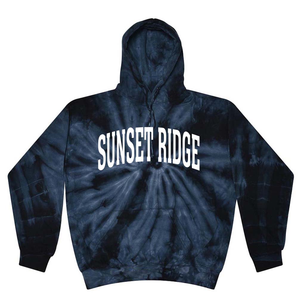 Extended Arc ~ Tie Dye Hoodie ~ Sunset Ridge Middle School