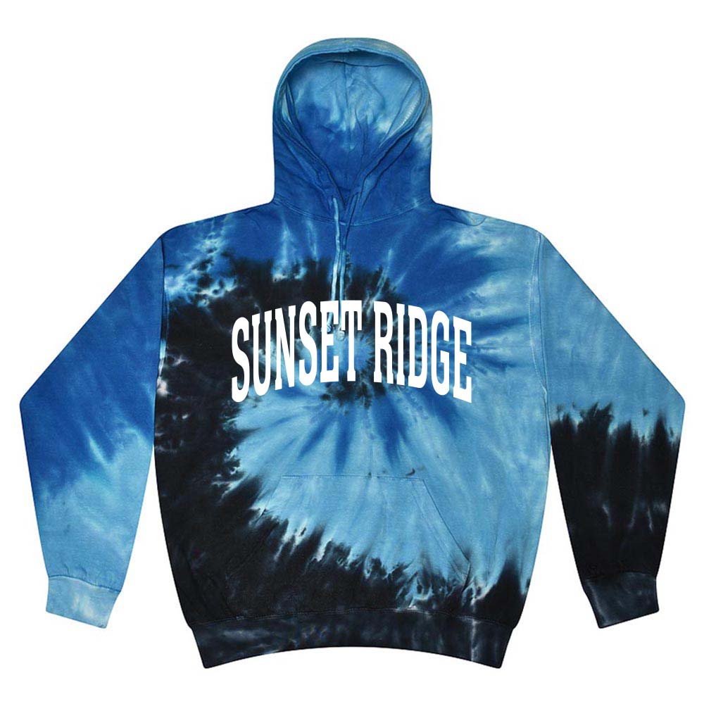 Extended Arc ~ Tie Dye Hoodie ~ Sunset Ridge Middle School