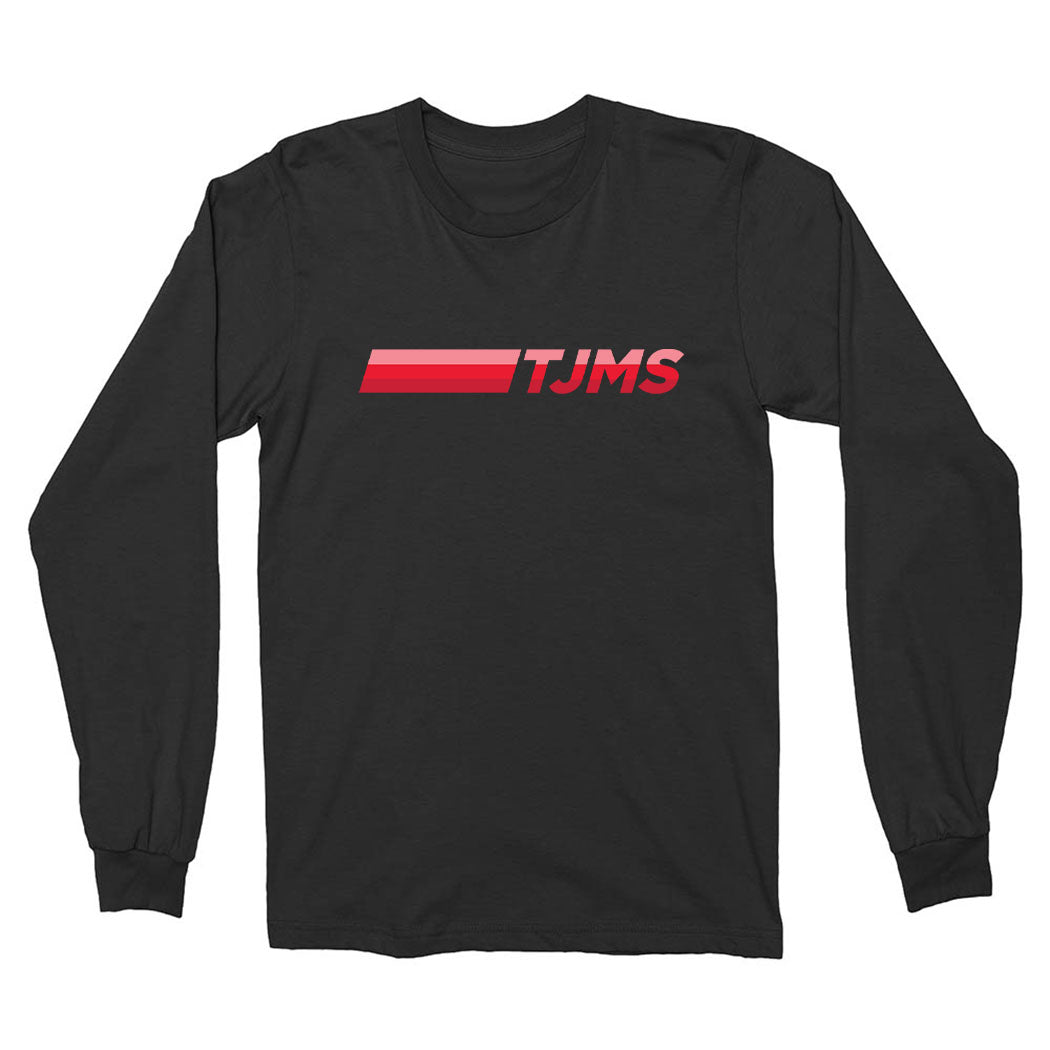 TJMS Stripes ~ Cotton Long Sleeve T-Shirt ~ Thomas Jefferson Middle School