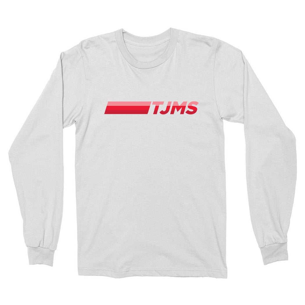 TJMS Stripes ~ Cotton Long Sleeve T-Shirt ~ Thomas Jefferson Middle School