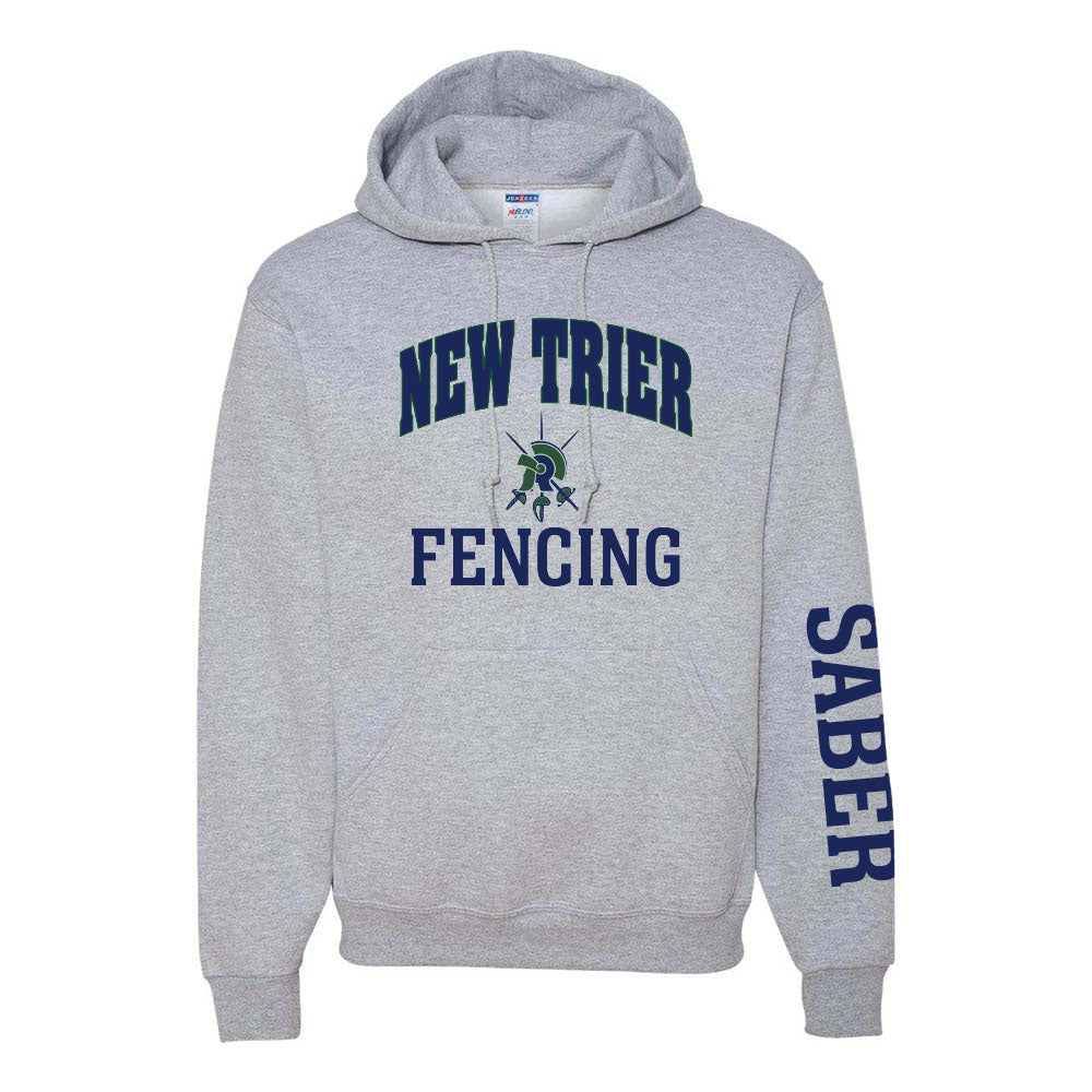 New Trier Fencing Logo ~ Hoodie ~ New Trier Fencing