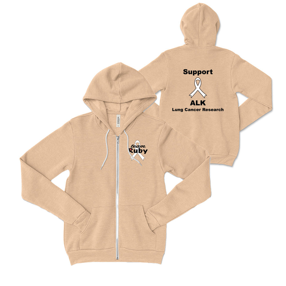 TEAM RUBY ~ adult fleece zip hoodie ~ classic fit