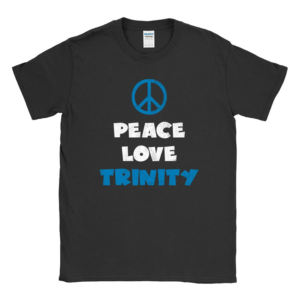 Peace Love Trinity ~ Cotton Tee ~ Trinity Nursery School