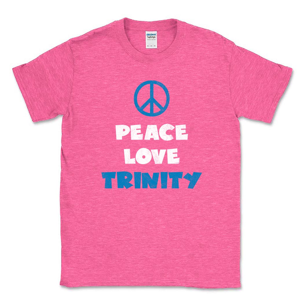 Peace Love Trinity ~ Cotton Tee ~ Trinity Nursery School