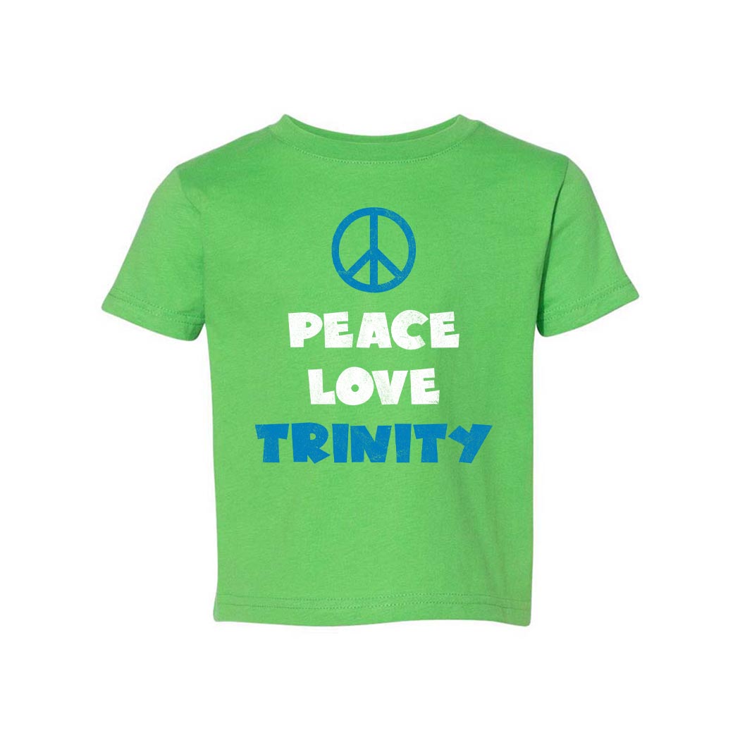 Peace Love Trinity ~ Toddler T-Shirt ~ Trinity Nursery School